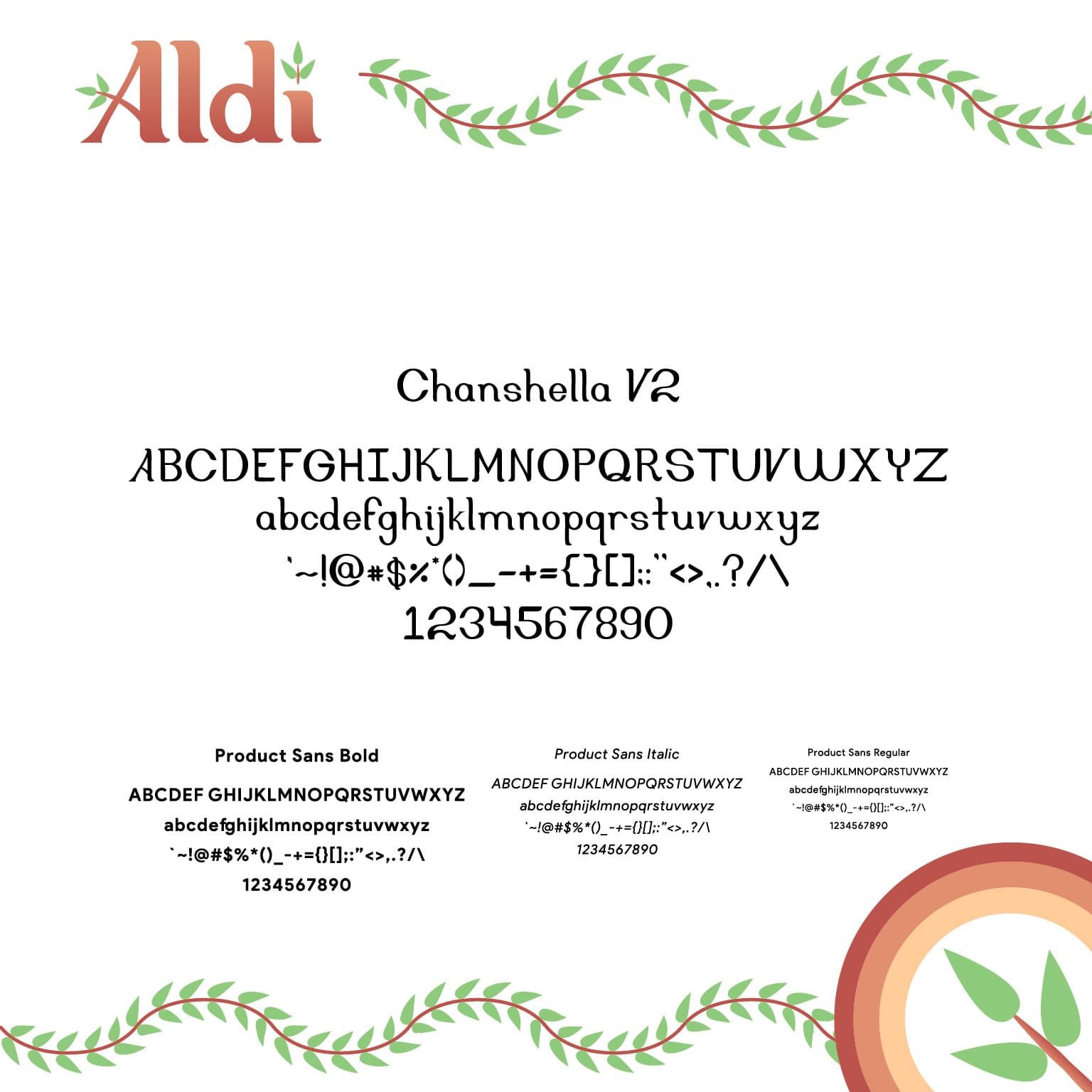 Font Alphabet Example