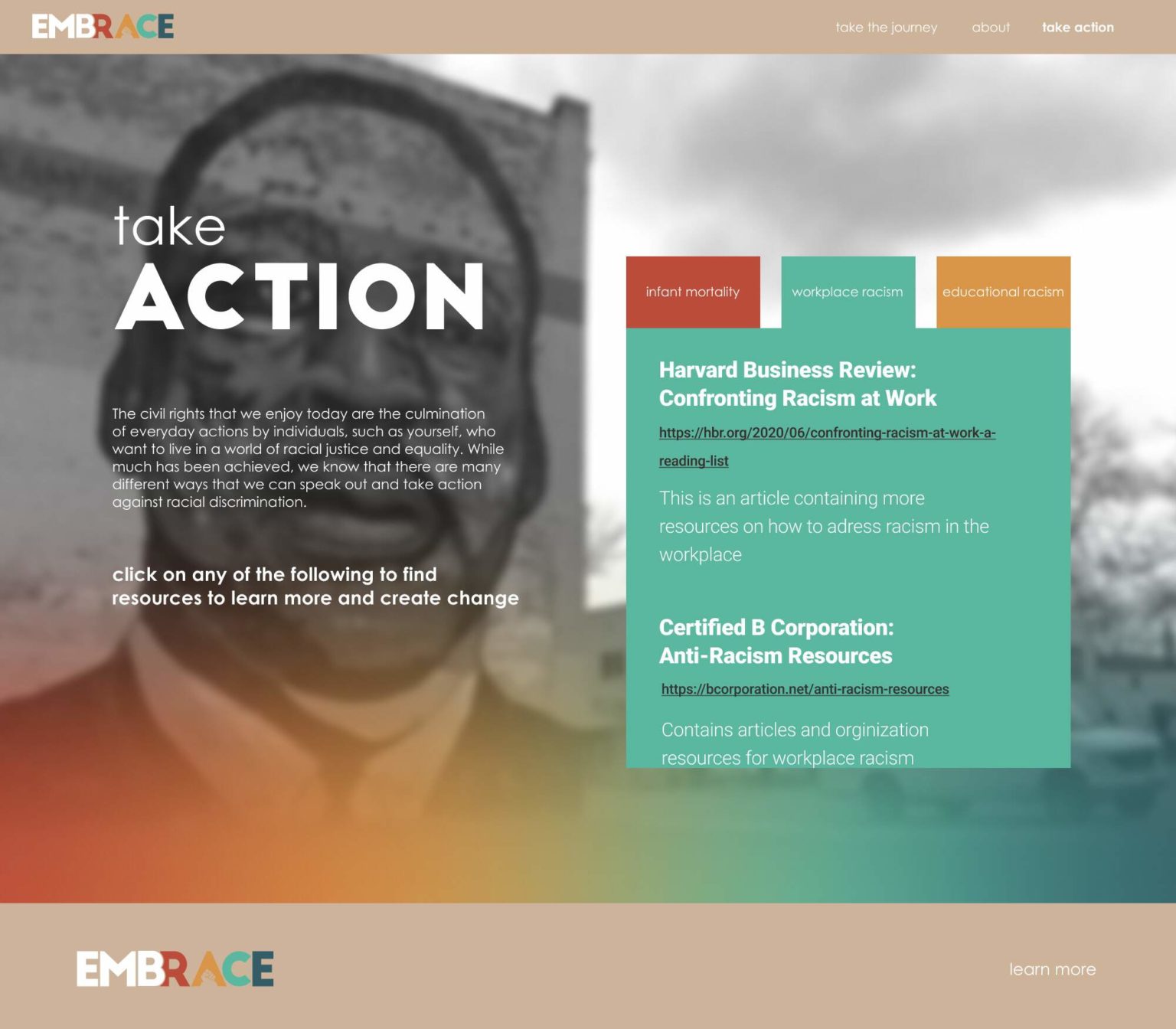 Take Action Workplace Racism