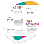 Arts X Color Typography