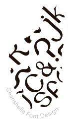 Chanshella Font Blob Menu_Chanshella Pattern