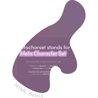 HTML Basics Met Char Set